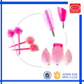 Promotional school kids stationery ball pens with feather